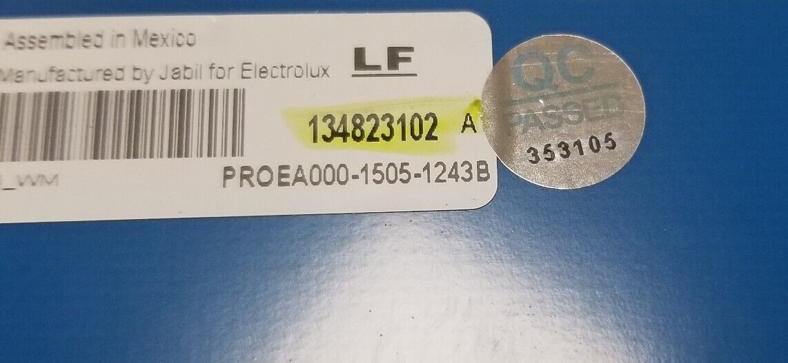 OEM Replacement for Frigidaire Washer Control 134823102