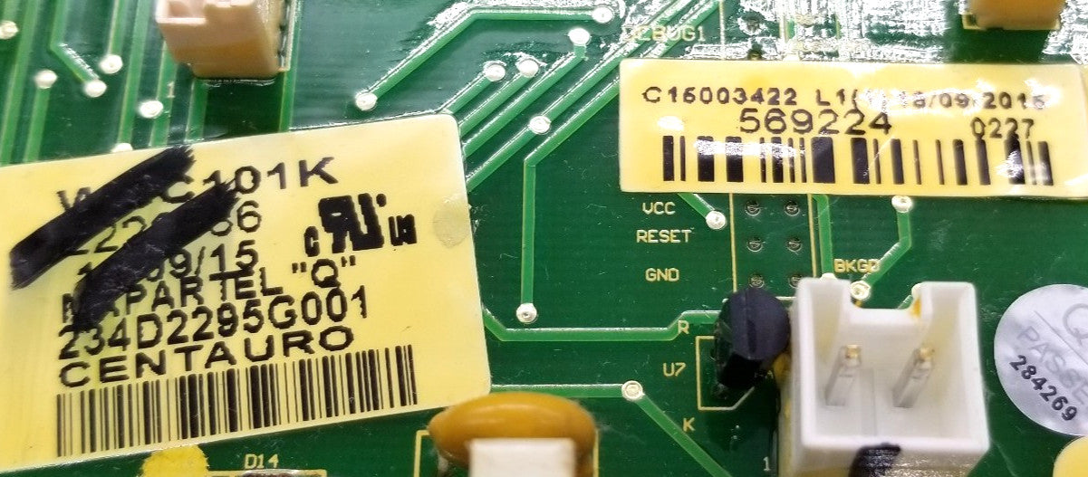 OEM Replacement for GE Washer Control Board 234D2295G001