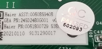 OEM Replacement for Frigidaire Refrigerator Control 245D2480G001