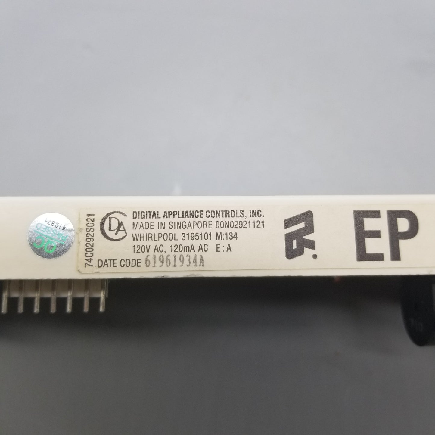 OEM Replacement for Whirlpool Oven Control Board 3195101