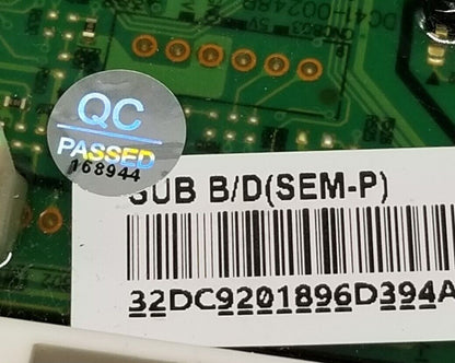 OEM  Replacement for Samsung Dryer Control  DC92-01896D