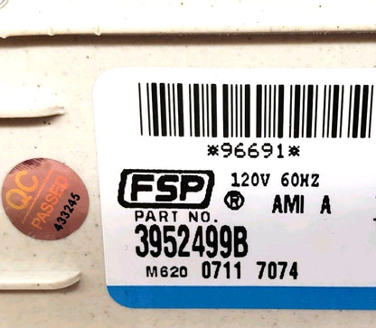 OEM Replacement for Whirlpool Washer Timer 3952499B