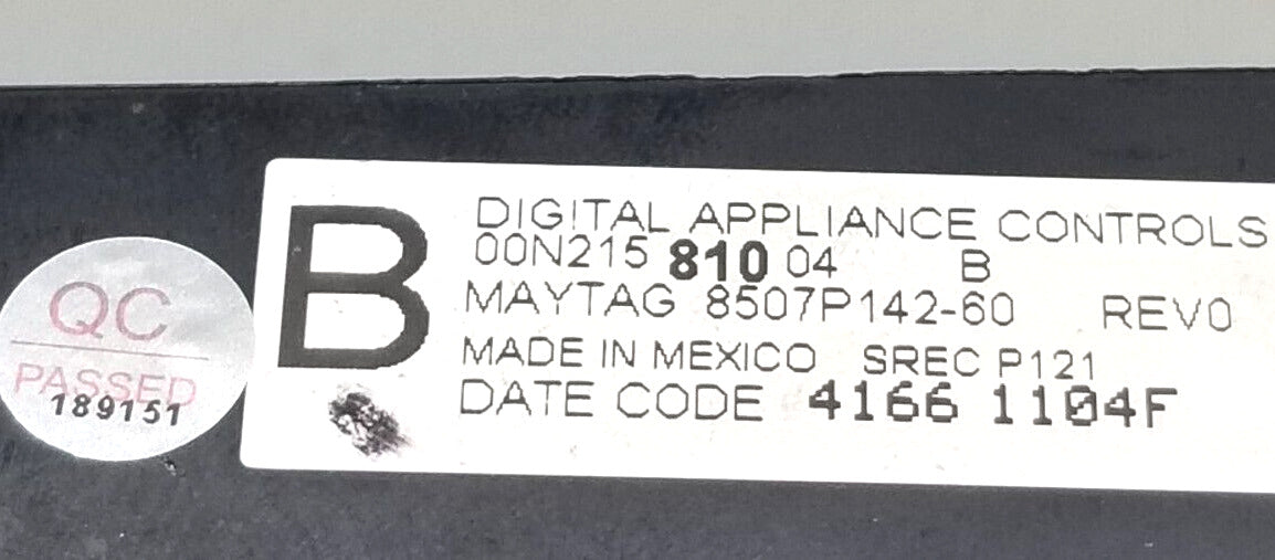 OEM Replacement for Maytag Oven Control 8507P142-60