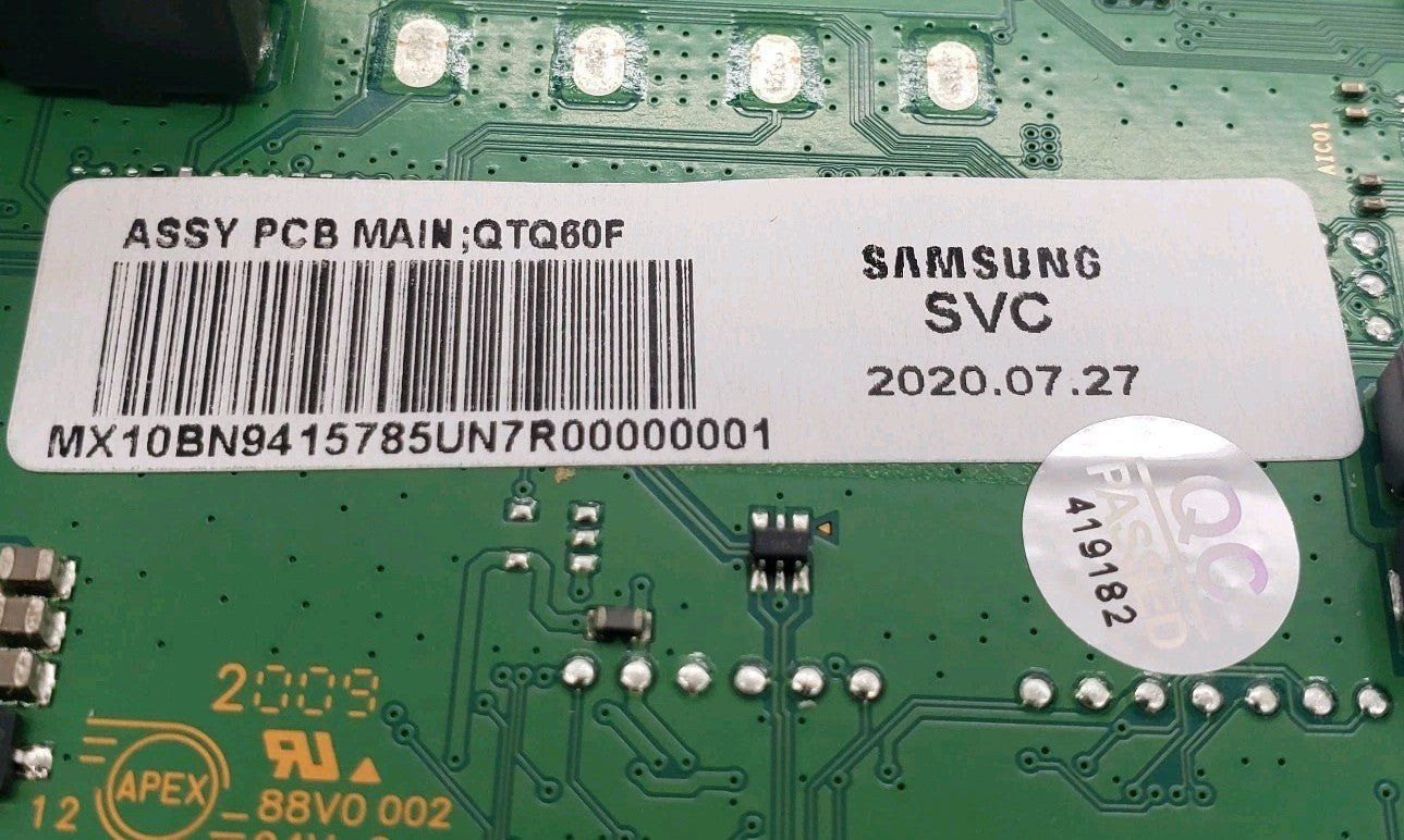 New OEM Replacement for Samsung Control Board BN94-15785U 1-Yr