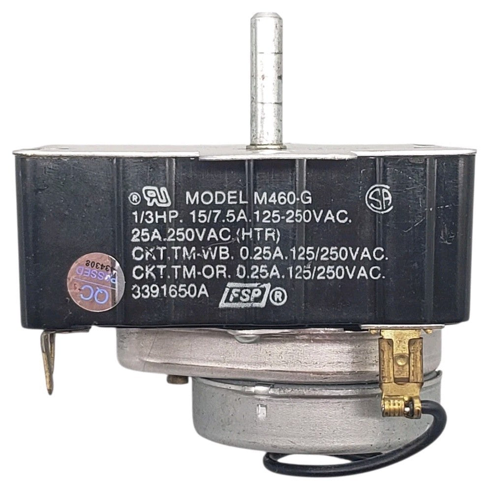 OEM Replacement for Whirlpool Dryer Timer 3391650A