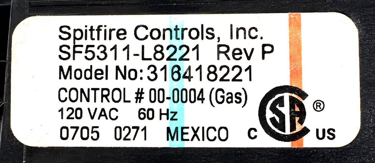 OEM Replacement for Frigidaire Range Control 316418221
