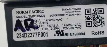 Genuine OEM Replacement for GE Dryer Timer 234D2377P001