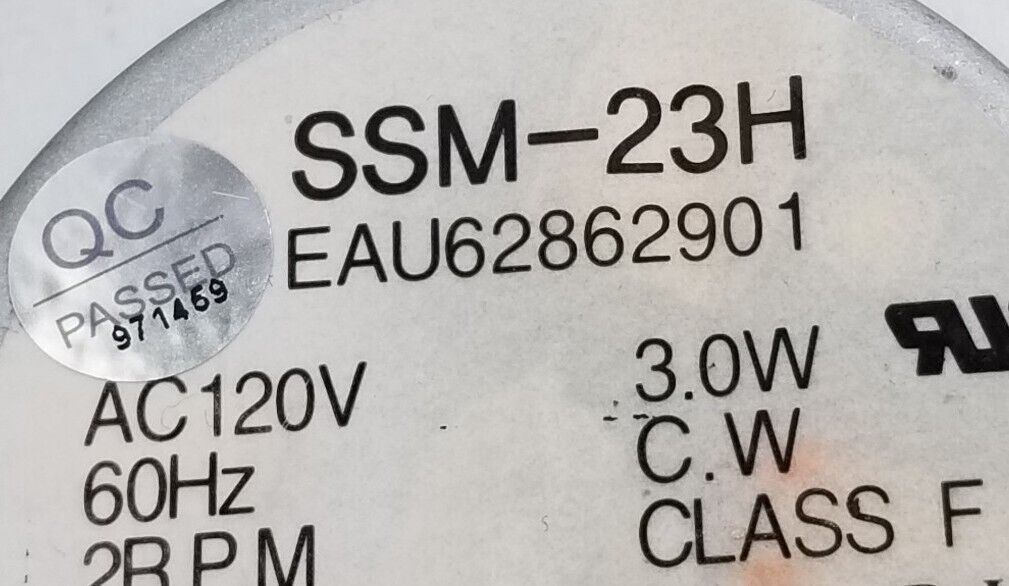 OEM Replacement for LG Oven Door Lock Motor EAU62862901