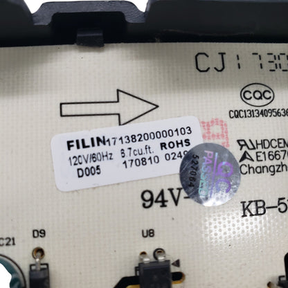 OEM Replacement for Midea Dryer Control 17138200000103