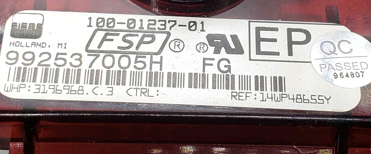 OEM Replacement for Whirlpool Oven Control Board 3196968