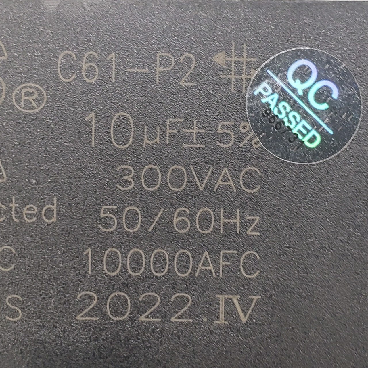 New C61-P2 Capacitor 12 uF, 210VAC, 50/60Hz, 10000AFC 85° C22.2NO.190