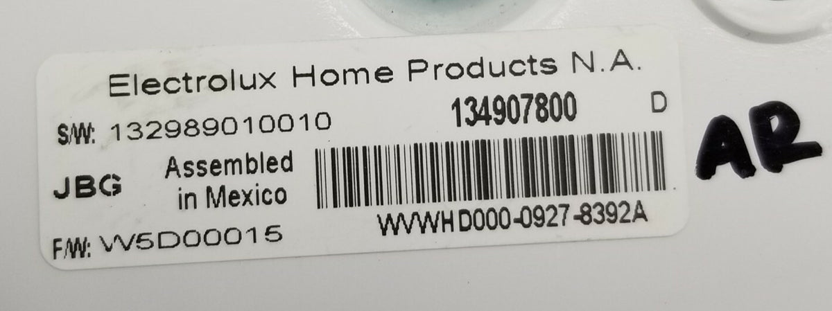 Genuine OEM Replacement for Frigidaire Washer Control 134907800
