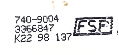 OEM Replacement for Whirlpool Washer Switch 3366847