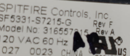 Genuine OEM Replacement for Frigidaire Range Control 316557215