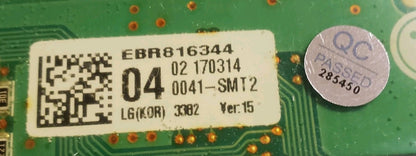 OEM Replacement for LG Washer Control Board EBR81634404