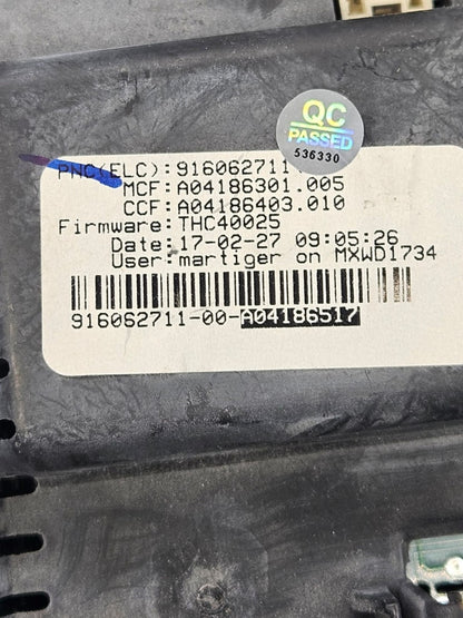OEM Replacement for Frigidaire Dryer Control 916062711