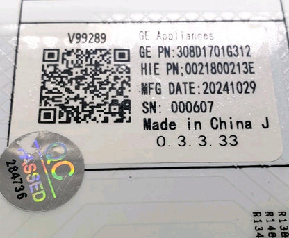 OEM Replacement for GE Washer Control Board 308D1701G312