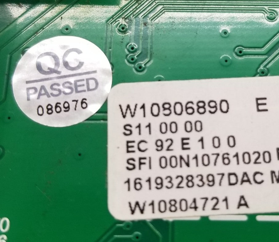 OEM Replacement for Whirlpool Range Control W10806890
