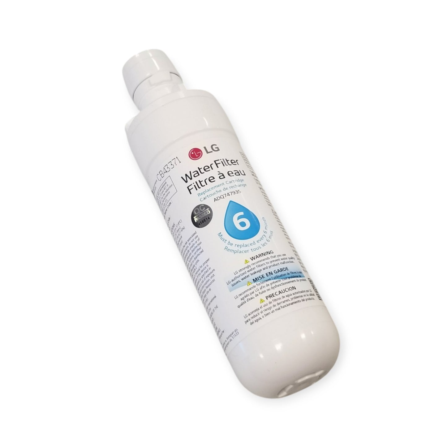 New OEM Replacement for LG Fridge Water Filter ADQ74793501