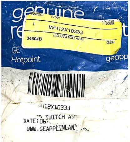 NEW Replacement for GE Washer Lid Switch WH12X10333