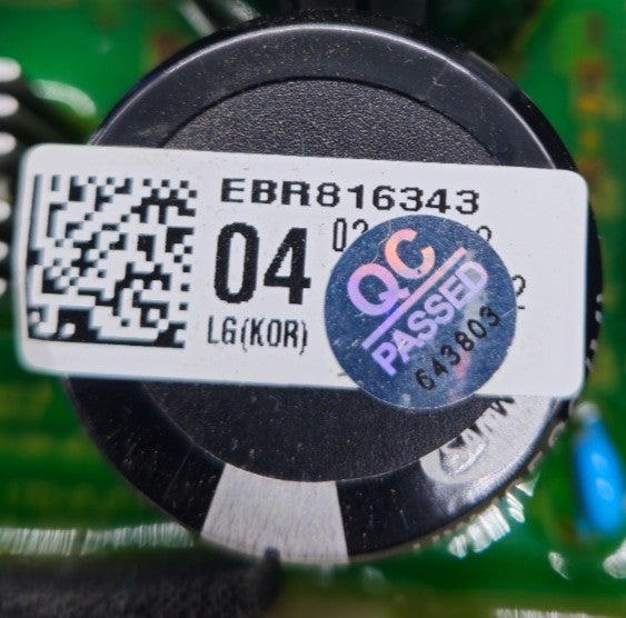 OEM Replacement for LG Washer Control Board EBR81634304