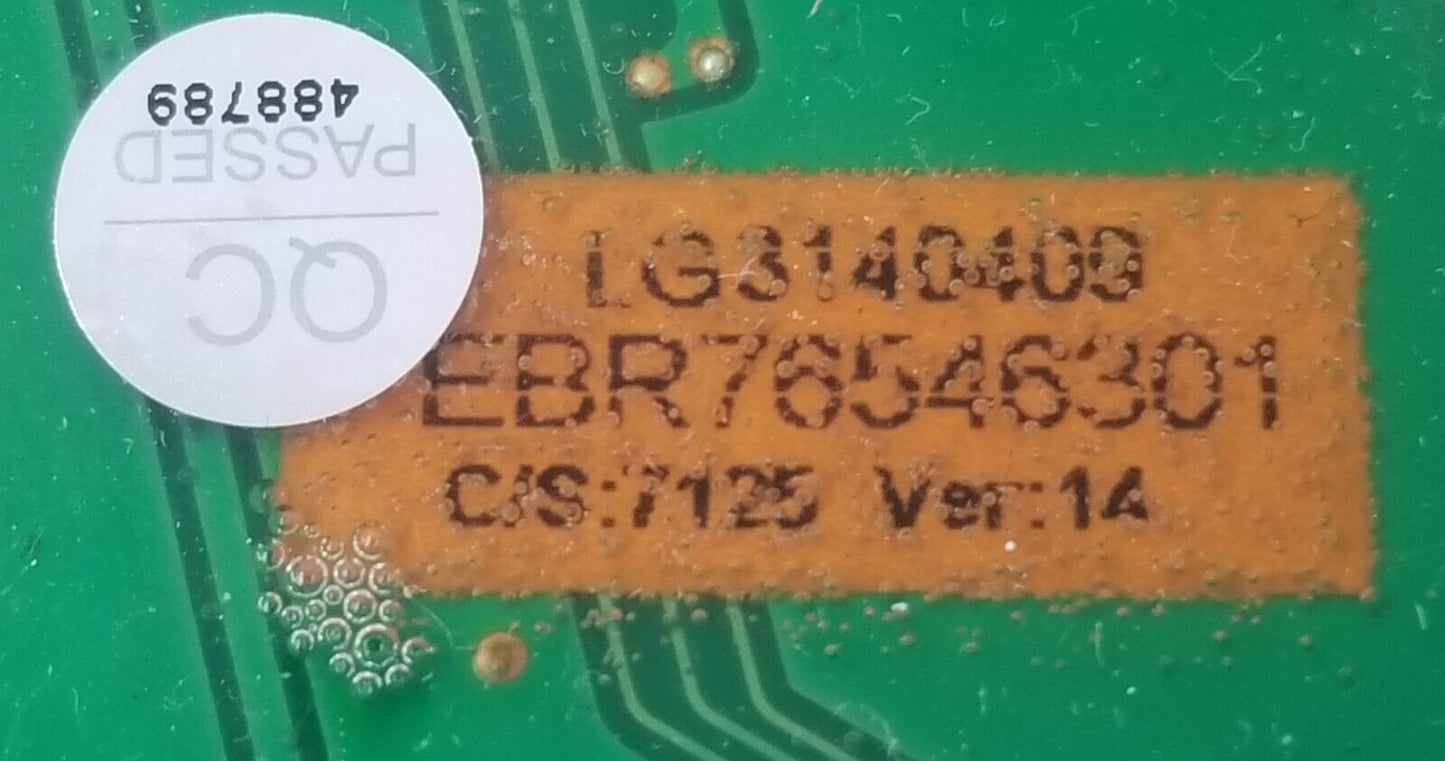 OEM Replacement for LG Washer Control Display + PCB EBR76546301 + EBR76458301  ⭐⭐