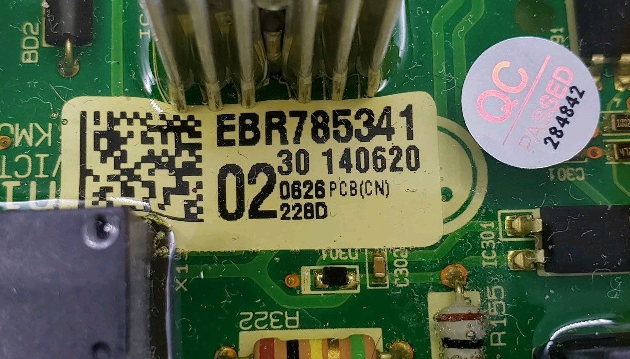 OEM Replacement for LG Washer Control Board EBR78534102