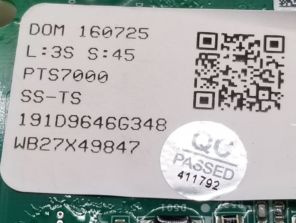 OEM Replacement for GE Wall Oven  RC17 Control - FLASHED WB27X49847