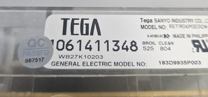 OEM Replacement for GE Oven Control WB27K10203 183D9935P003