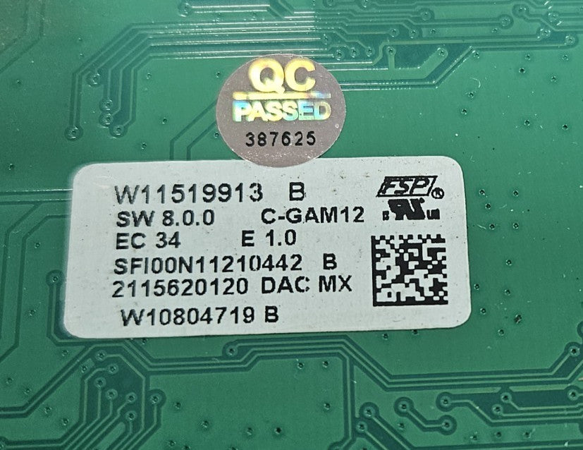 OEM Replacement for Whirlpool Range Control W11519913
