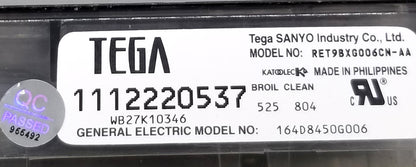 OEM Replacement for GE Oven Control 164D8450G006 WB27K10346