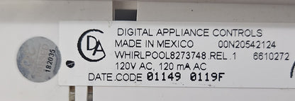 OEM Replacement for Whirlpool Range Control Board 8273748