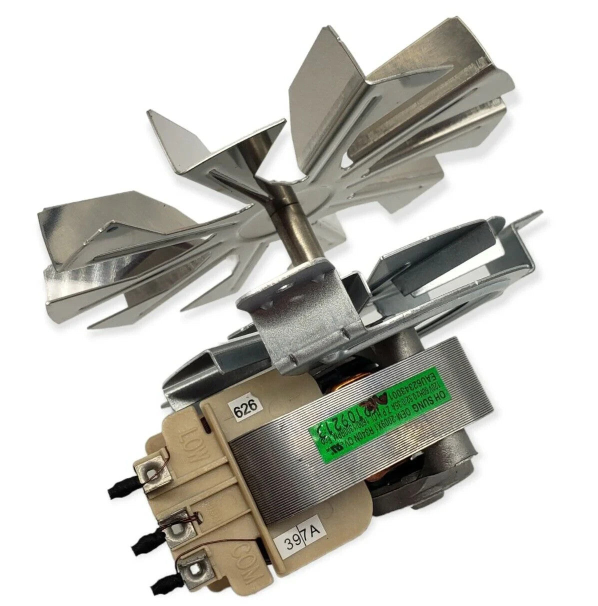 New OEM Replacement for LG Oven Convection Fan Assy EAU62343001 1- Year