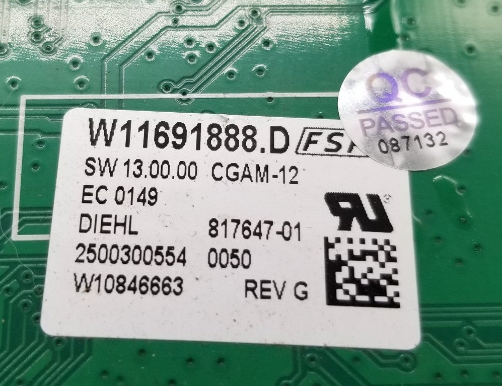 OEM Replacement for Whirlpool Range Control W11691888