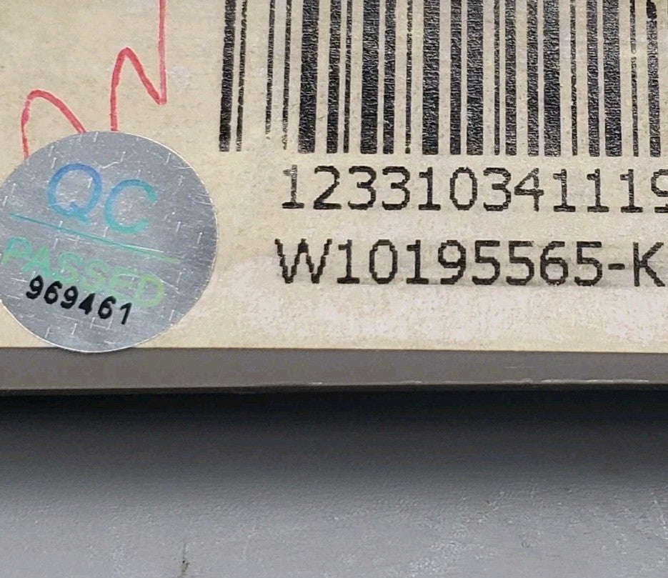 OEM Replacement for KitchenAid Dishwasher Control  W10195565