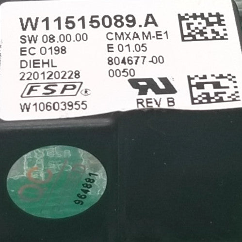 OEM Replacement for Whirlpool Control Board W11515089