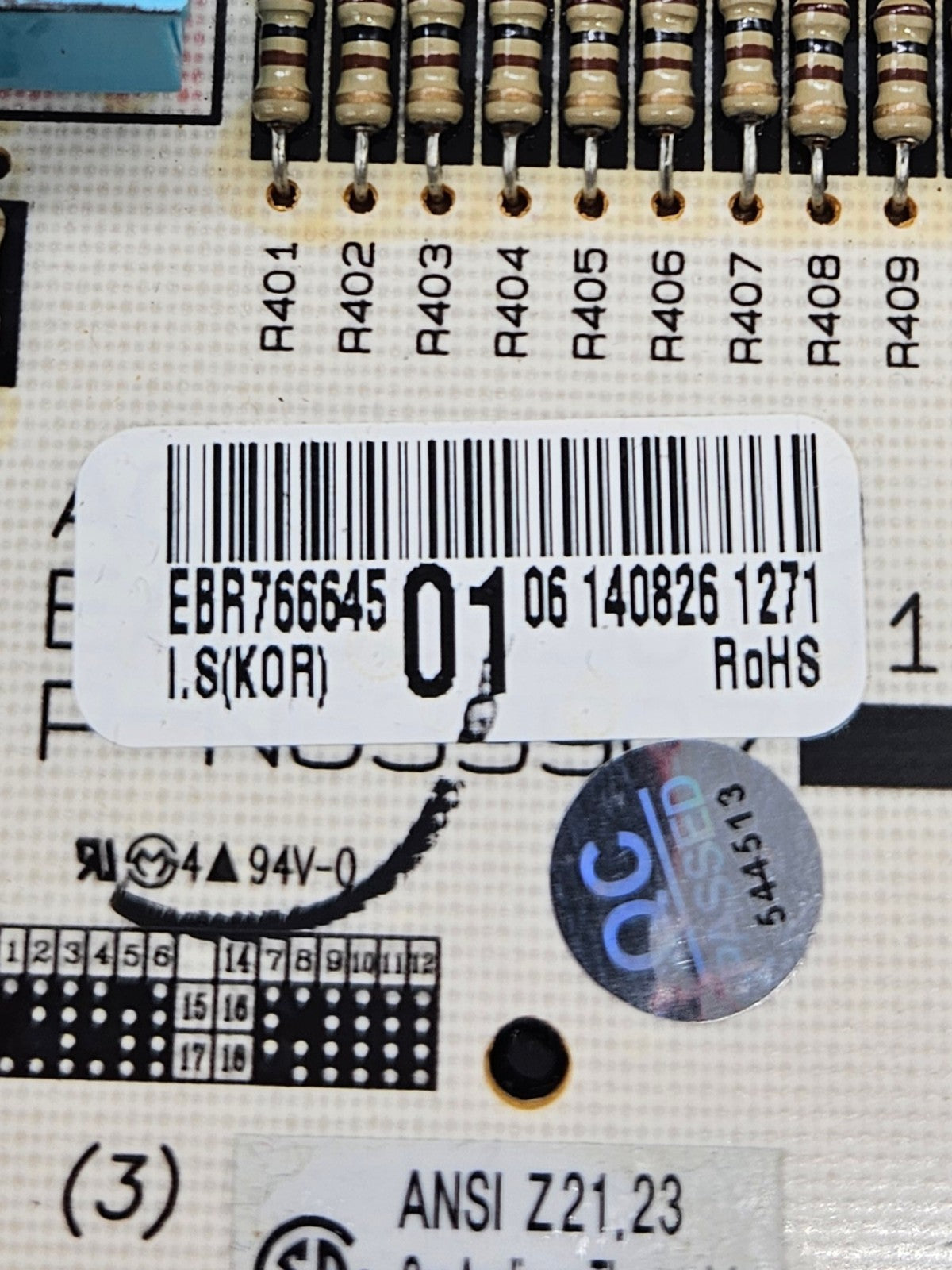 OEM Replacement for LG Oven Control EBR76664501