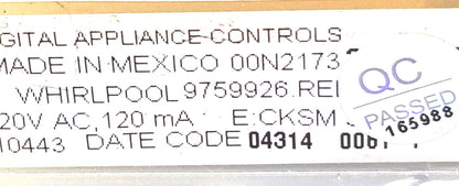 OEM Replacement for Whirlpool Oven Control  9759926     ~ ~