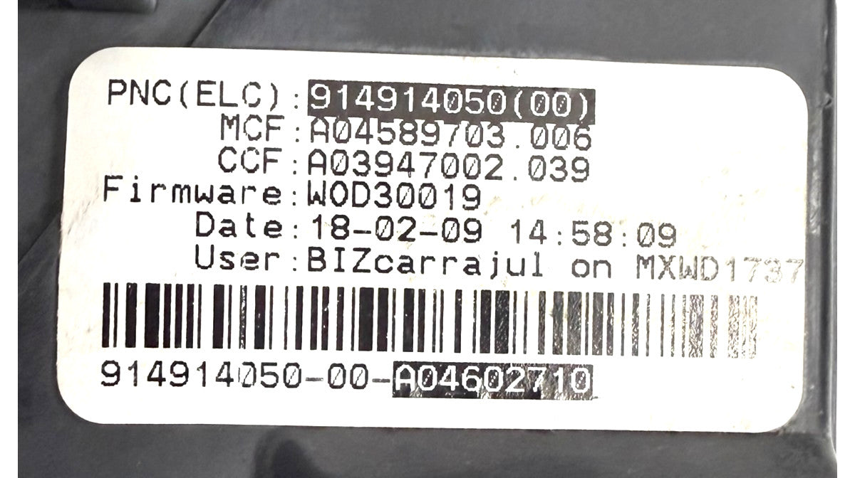 OEM Replacement for Frigidaire Washer Control 914914050