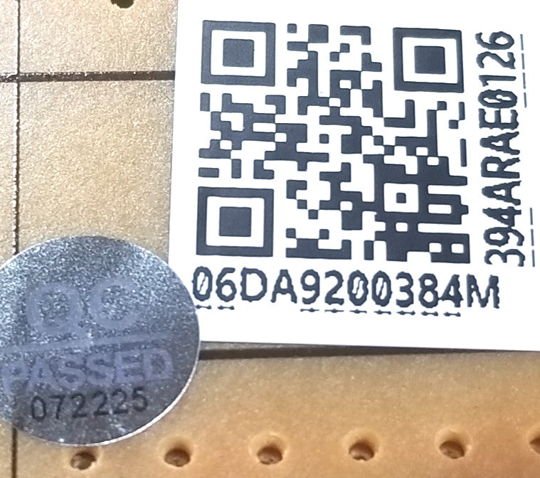 New OEM Replacement for Samsung Refrigerator Control DA92-00384M