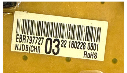 OEM Replacement for LG Washer Control EBR79772703