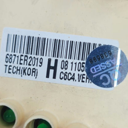 OEM Replacement for LG Washer Control Board 6871ER2019H