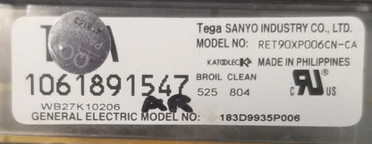 OEM Replacement for GE Range Control Board WB27K10206