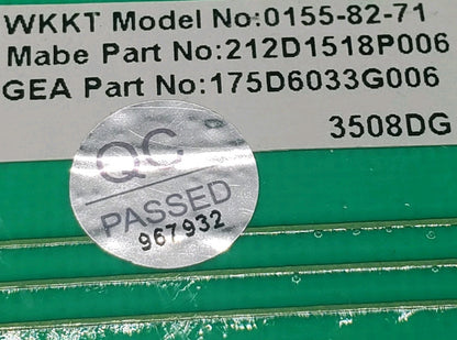 OEM Replacement for GE Dryer Control  175D6033G006
