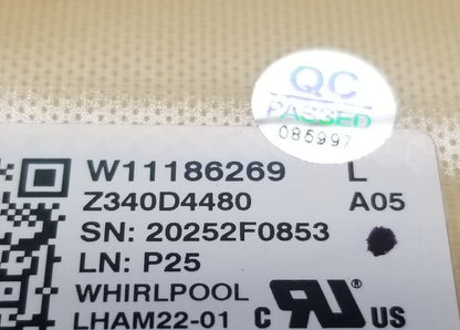 OEM Replacement for Whirlpool Dryer Control W11186269