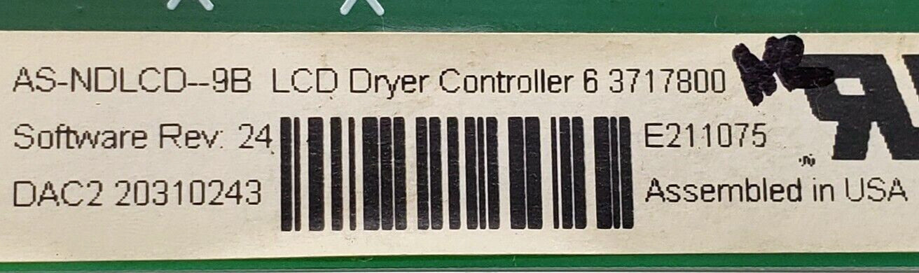 OEM Replacement for Maytag Dryer Control 63717800