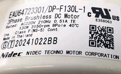 New OEM Replacement for LG Washer/Dryer Stack Motor Assembly EAU64723301