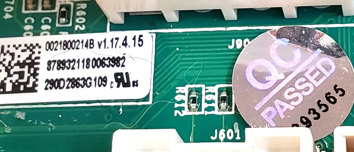 OEM Replacement for GE Washer Control Board 290D2863G109