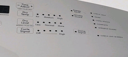 OEM Replacement for Kenmore Dryer User Interface  W11098827