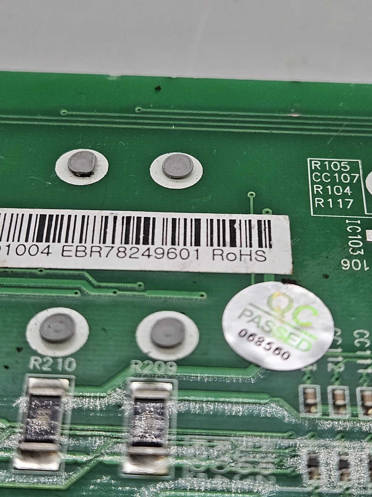OEM Replacement for LG Fridge Control EBR78249601